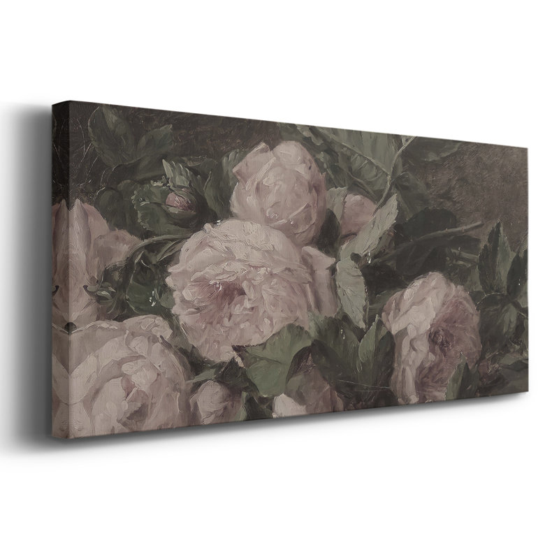 Botanical Series-CD XXX- Toile tendue avec châssis - Prêt à accrocher, H 20 po x l 50 po