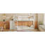 Twin Over Twin Bunk Bed With 4 Drawers And 3 Shelves