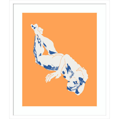 Nude Orange Print by Francesco Gulina
