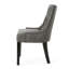 De 2 chaises de salle à manger de couleur ardoise - Construction ergonomique moderne avec microfibre