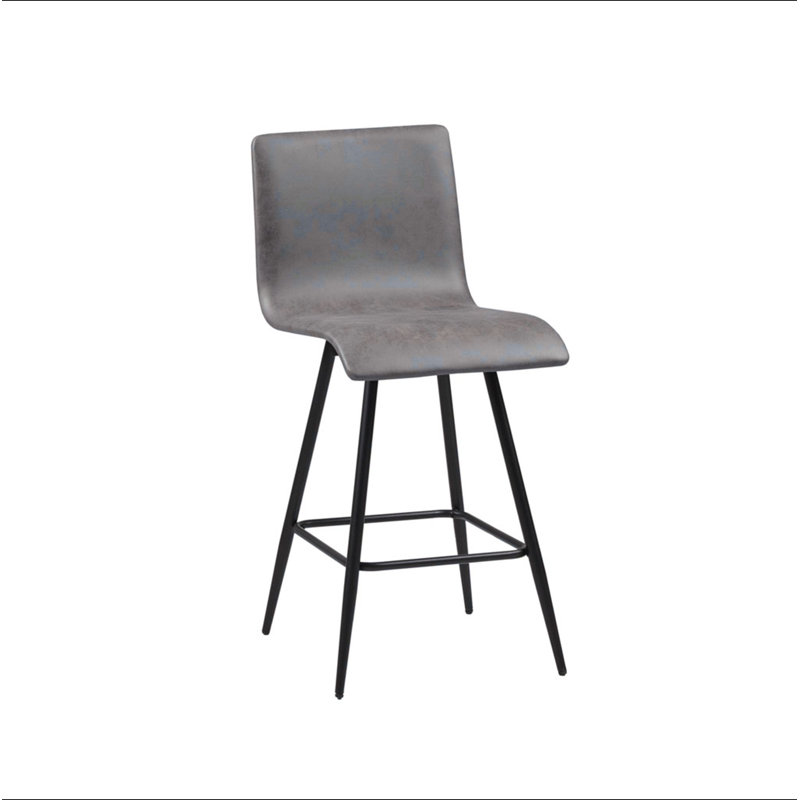 Tabouret de comptoir pivotant en similicuir