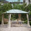 Outsunny 10' X 12' Gazebo Sidewall Set With 4 Panels, Hooks/C-Rings Included For Pergolas & Cabanas-125204787-125204788