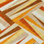 Tapis géométrique lavable intérieur / extérieur orange 10 pi x 14 pi