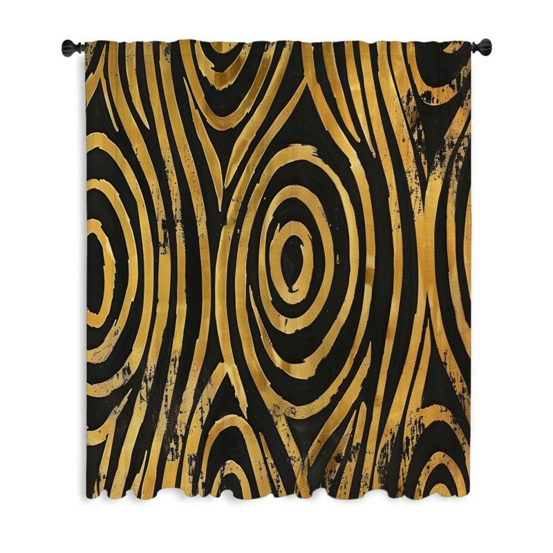 Diarmid Sheer Curtain Single Panel, 50" W x 96" L