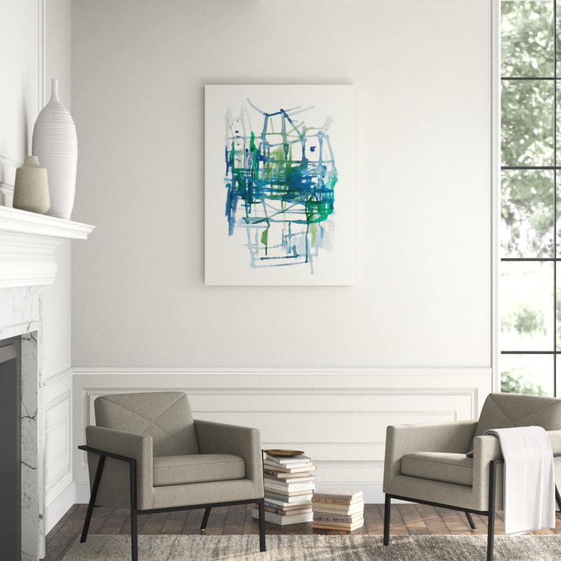 Complex Mind I Print by Sara Brown, Image Brush Gel, 32" H x 24" W