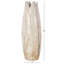 Ceramic Marbled Decorative Vase with Angled Edge Opening and Rust Accents-20525801-20525798