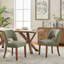 Upholstered Dining Side Chairs Set of 4-1205153979