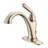 Z Collection Single-Handle Deck-Mount Mid-Arc Lavatory Bathroom Sink Faucet with Drain Assembly - Brushed Nickel-36865958