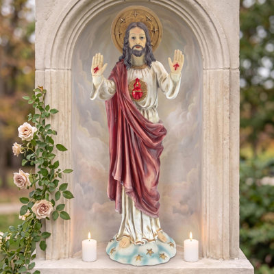 Sacred Heart of Jesus Italian-Style Garden Statue