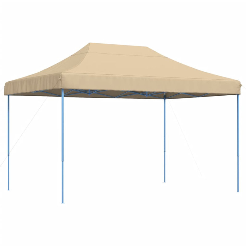 Holasice Steel Pop-Up Gazebo, White, Blue, 315cm H x 400cm W x 300cm D