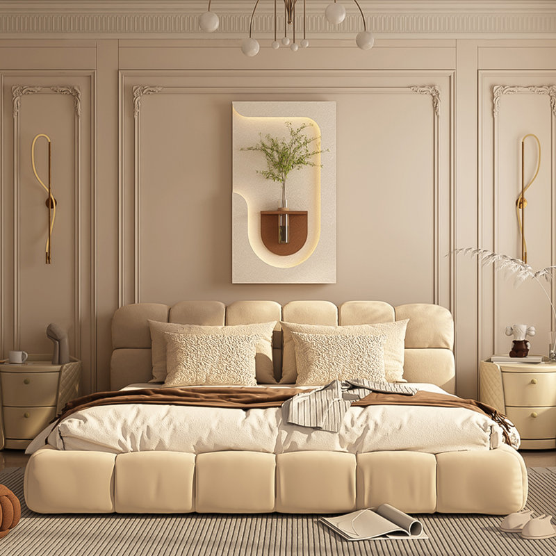 Contemporary Wall Decor with Remote LED Lights, 34.25" H x 19.69" W x 5.91" D