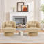 1 Seater Velvet Sofa & Chaise-1792592436