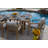 Darnecia 8 - Person Rectangular Solid Wood Dining Set with Cushions-1345129565