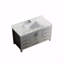 Meuble-lavabo simple 47 po avec lavabo et robinet, 2 portes et 9 tiroirs