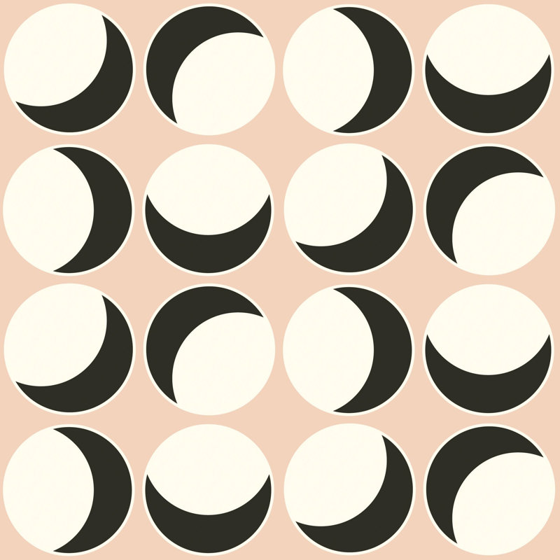 Offset - Wallpaper, Non-Pasted, Non-Woven, Blush