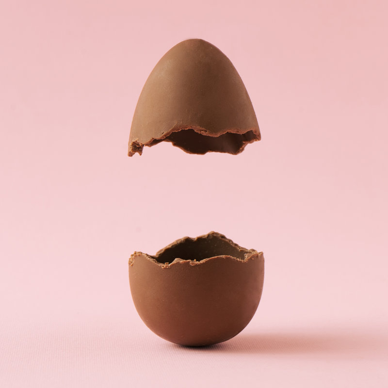 Chocolate Easter Egg by Ivan101 - Wrapped Canvas Print, 30cm H x 30cm W x 3.8cm D