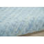 Tapis bleu ciel en laine tissé à la main-279902402