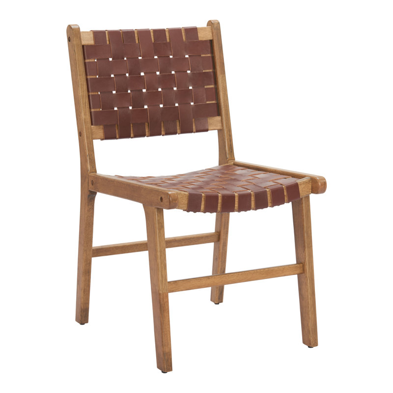 Chaise de salle à manger Roseder Feder (ensemble de 2) brun