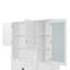 [Vidéo d'assemblage disponible] Buffet autoportant traditionnel de 63,3 po x 17,8 po x 78,3 po avec grande armoire de rangement pour garde-manger avec tiroirs, tablette de porte et tablettes réglables, blanc Topmax-1214253295