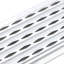 Protège-gouttière, couvre-gouttière en aluminium de 6 po avec micromaille en acier inoxydable, longueur robuste de 100 pi, épaisseur de 0,04 po, protège-feuilles pour les débris et les aiguilles de pin, installation facile à faire soi-même, vis incluses