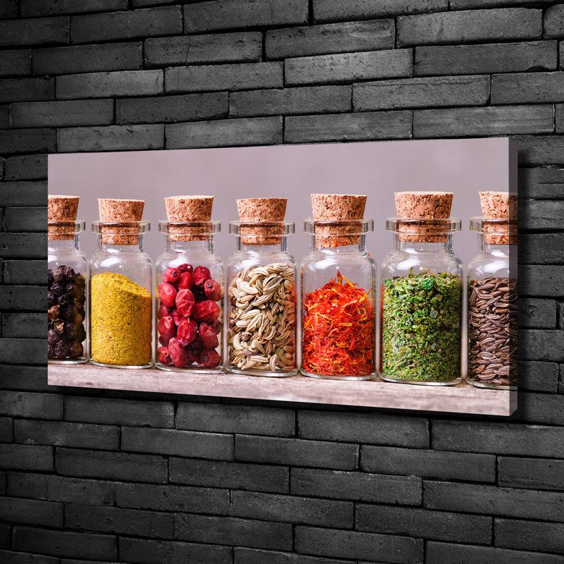 Colourful Spices - Wrapped Canvas Print