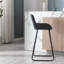Eleftheria Upholstered Counter Stool with Metal Frame-1743820524