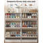 Armoire de rangement à chaussures à 3 niveaux avec tiroirs rabattables, organisateur de chaussures autoportant 18 paires de l 23,6 po pour vestibule-1169348661-1169348660
