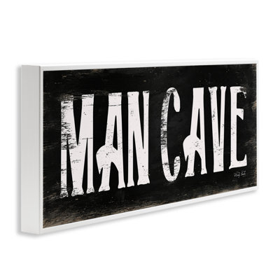 Man Cave Black And White Giclee Art by Cindy Jacobs
