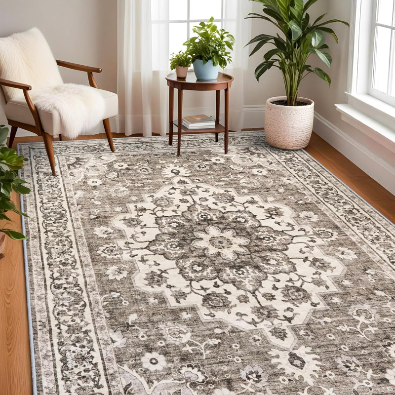 Tapis de couloir oriental 7x9, Rectangle 7 pi x 9 pi