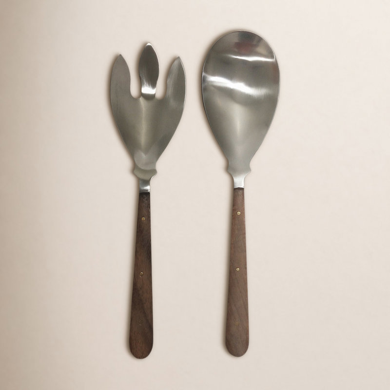 Berna Stainless Steel Salad Servers