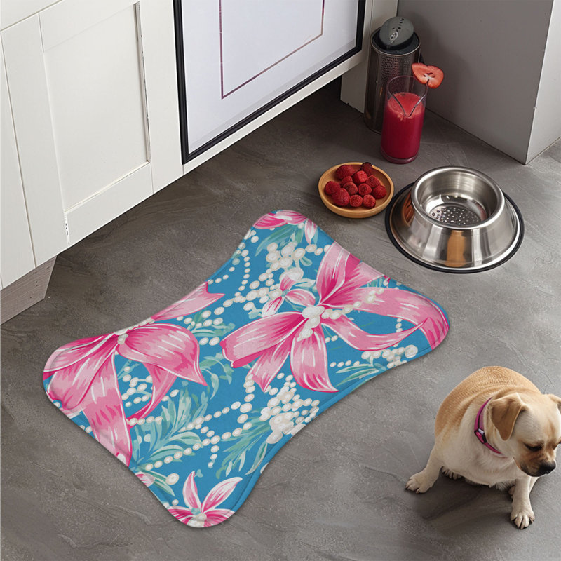Tapis à motif d'os sans soudure - Tapis d'alimentation en os 1 pièce, Moyen (18 po)