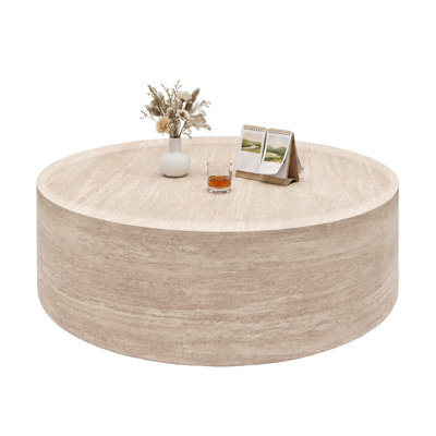 Tables basses et tables de cocktail entièrement assemblées, panneau de fibres à densité moyenne de 39,37 po en marbre, maison moderne