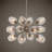 Altura 12 - Light Glass Dimmable Sputnik Sphere Chandelier