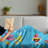 Ambesonne Saying Fleece Throw Blanket Patchwork Style and Words Multicolor-106284049