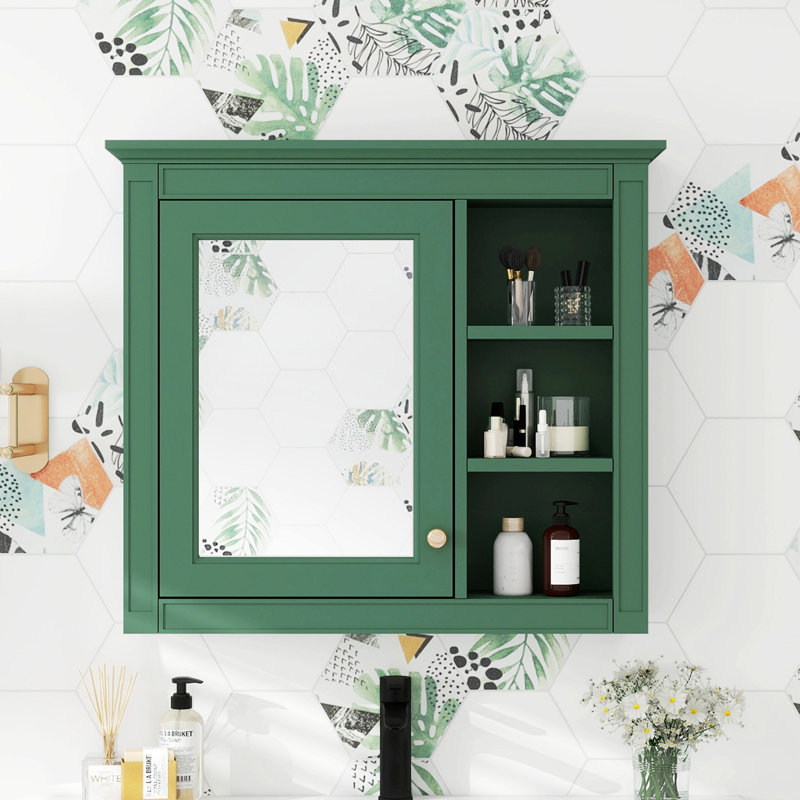 Armoire d'appoint Mekensie, Vert