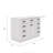 Aliodija 48" Carrara White Marble Countertop Bath Vanity in Pure White with Mirror