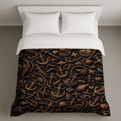 Nautical Anchors Ropes Duvet Covers