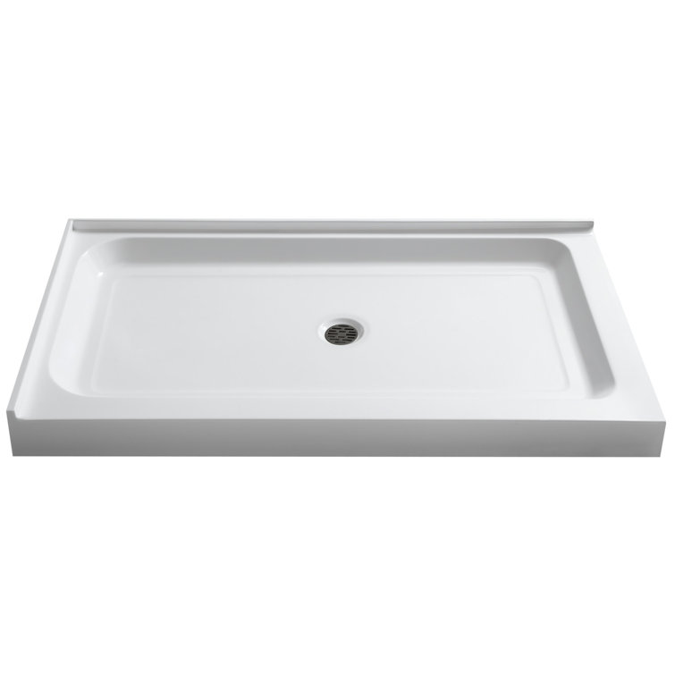 Vail 48" W x 36" D Double Threshold Shower Base