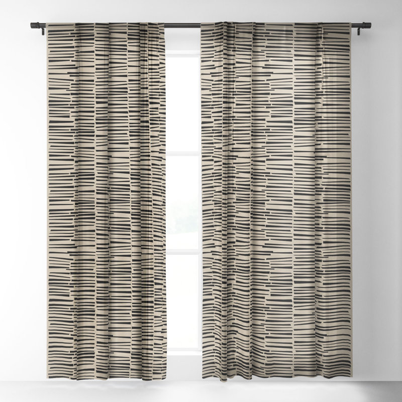 Ensemble de 2 rideaux transparents Mirimo Dacca, L 50 po x L 63 po