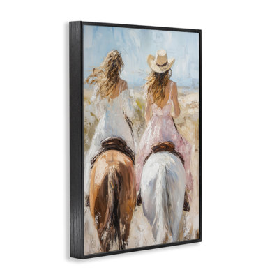 Cowboy Friends & Horses, estampe numérique, design par Heidi Kuntz