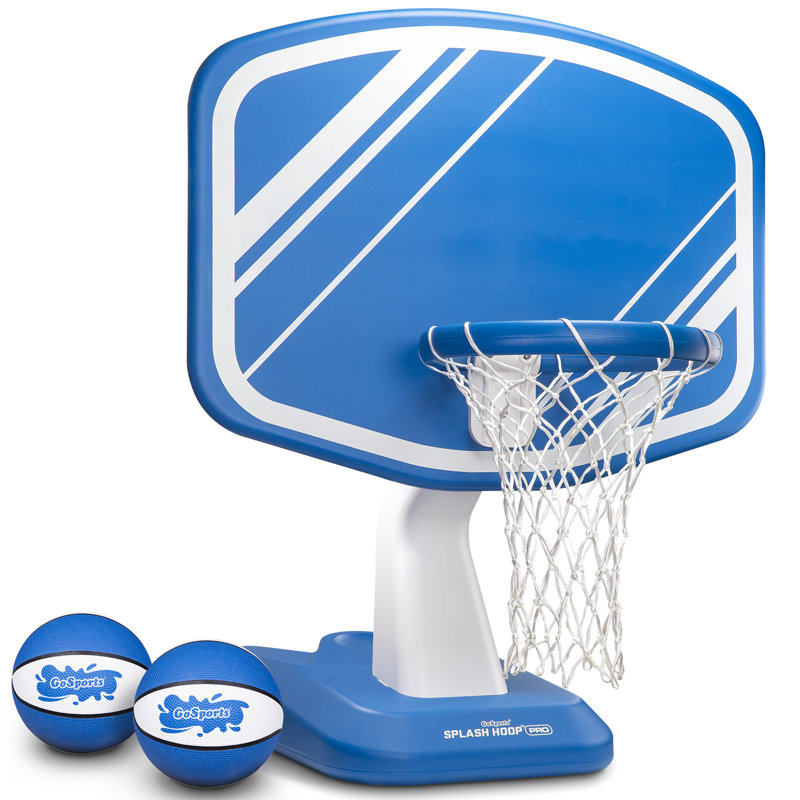 GoSports Splash Hoop Pro Pool Basketball Game Set , Blue