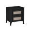 Albelo 50cm W Manufactured Wood Bedside Table-626452601