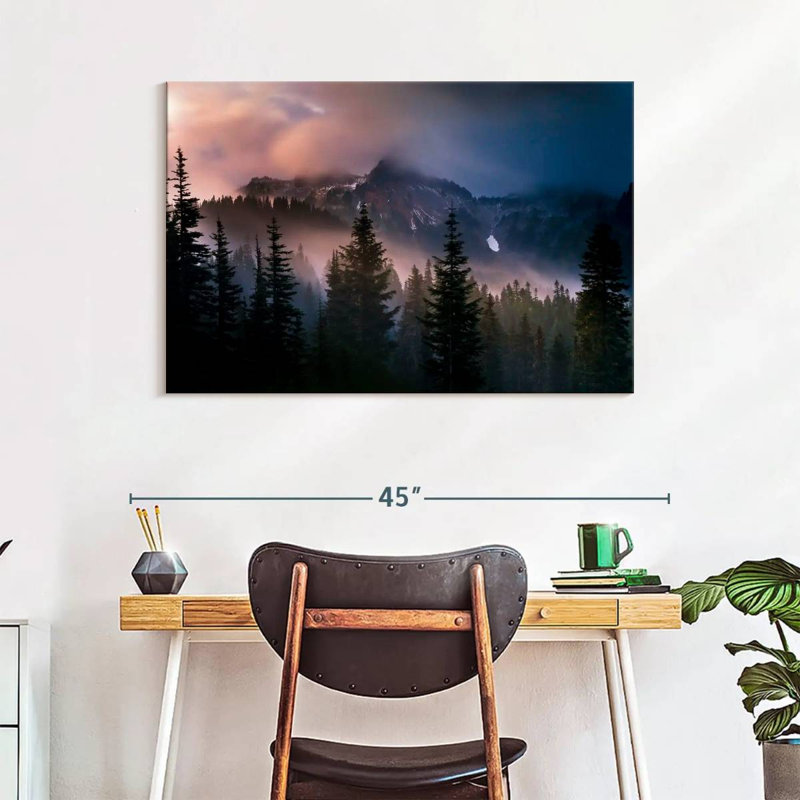 Alvord Mt. Rainier Storm Mist, H 26 po x l 39 po