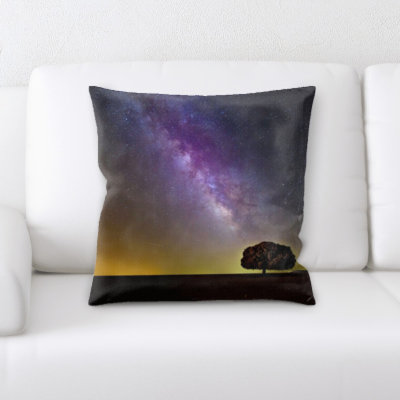 Housse et insert de coussin carré étoiles