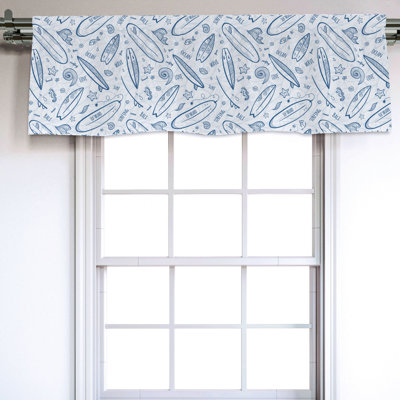 Sateen Ruffled Window Valance