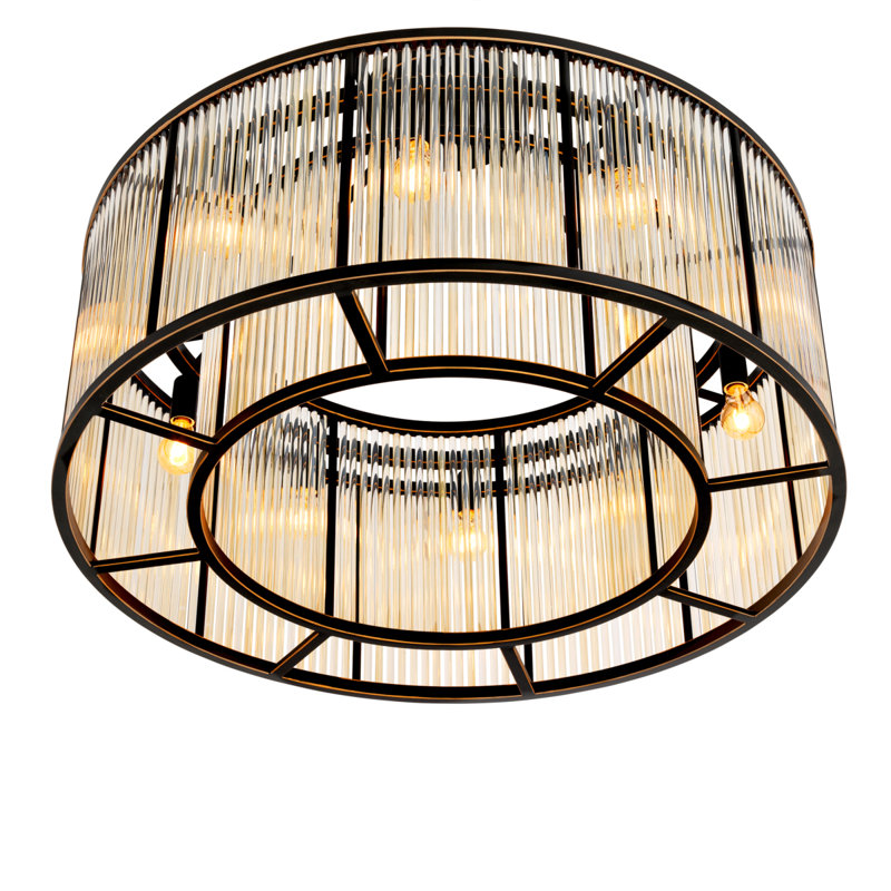 Bernardi 10 - Light Semi Flush Mount, Bronze