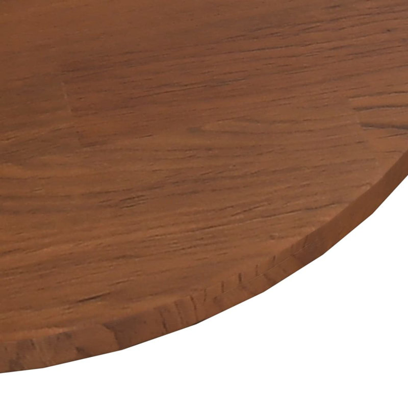 Bois massif traité vidaXL, H 0,6 po x l 35,4 po x P 35,4 po, Marron foncé
