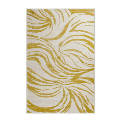 Tapis beige lavable à la machine