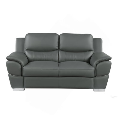 Genuine Leather Loveseat