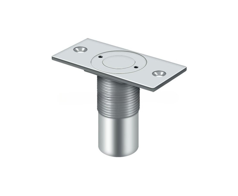 Gâche anti-poussière Deltana SPDP278U26, réglable, 2-7 / 8 "x 1-3 / 8" en chrome poli, Chrome poli